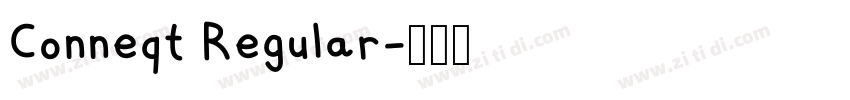 Conneqt Regular字体转换
